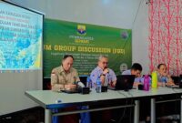 Nara Sumber pada Acara FGD bersama Dinas Kehutanan Jambi wilayah Tebo.